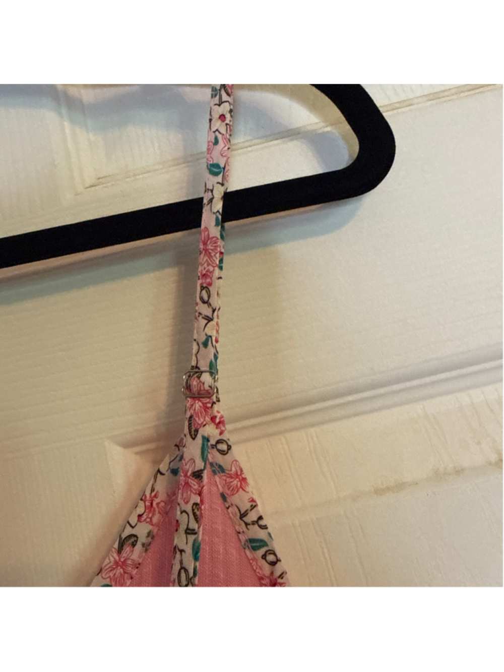 POL Size S Pink Floral Lace Trim Tank Top - Picture 3 of 6